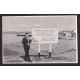 USHUAIA 1965 FOTO TAMAÑO TARJETA POSTAL CARTEL INDICADOR